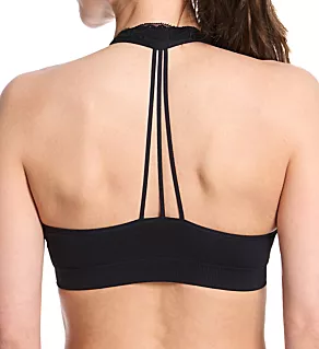 Hug Lace Halter Between Bralette Black S/M