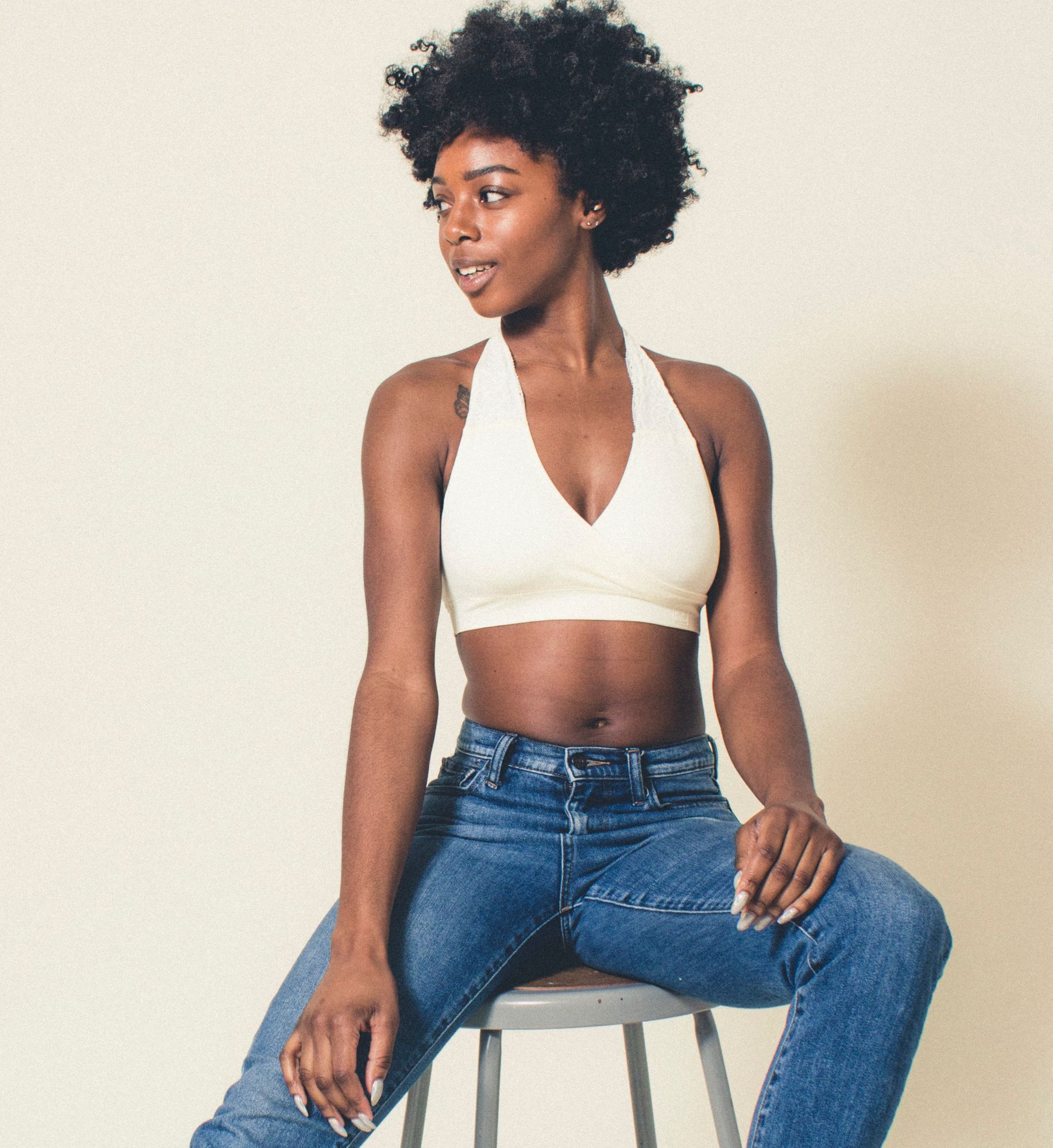 BRABAR Hug Lace Halter Between Bralette BB-101 - Image 6