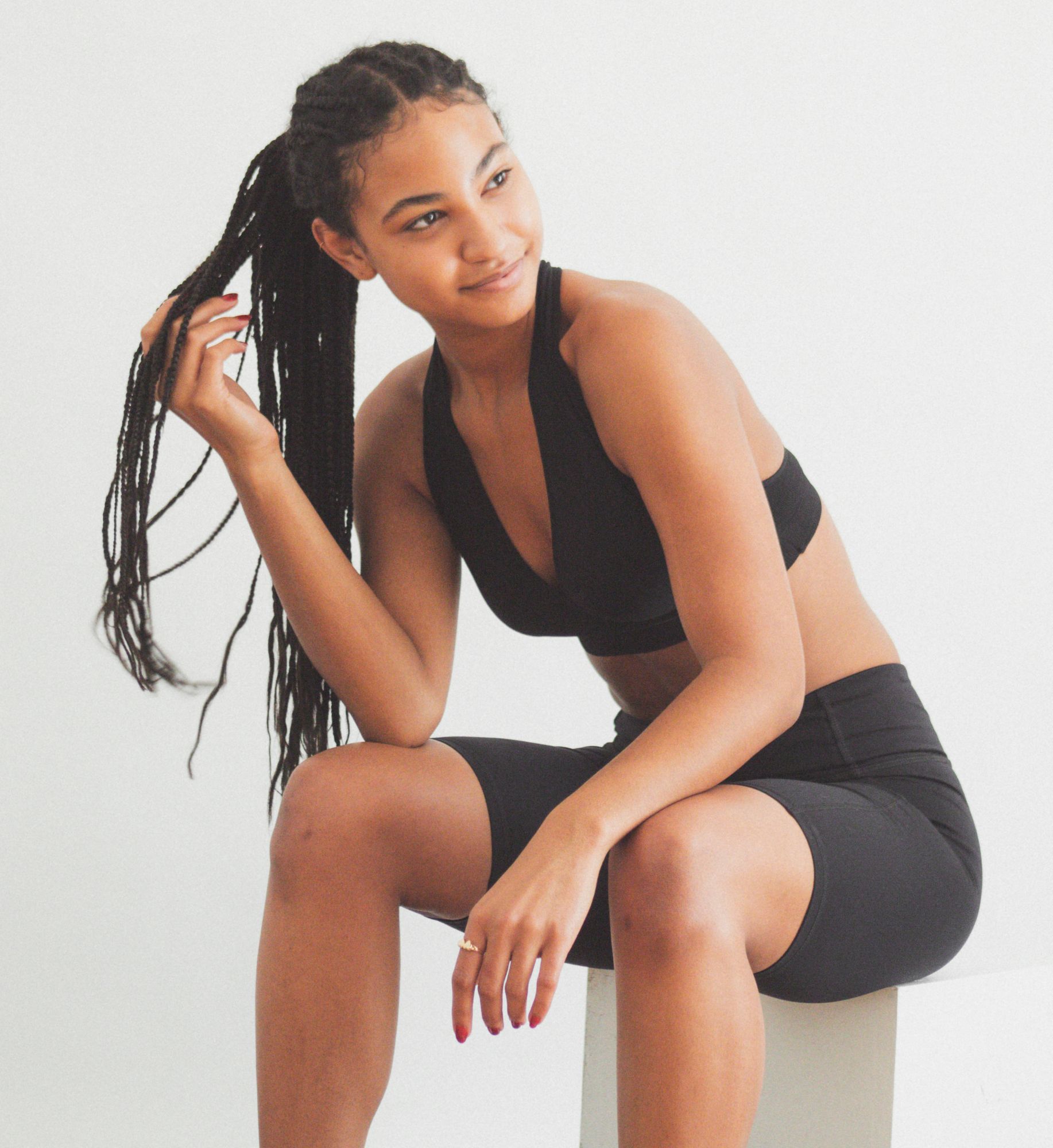 BRABAR Hug Strappy Halter Sports Bralette BB-103 - Image 5