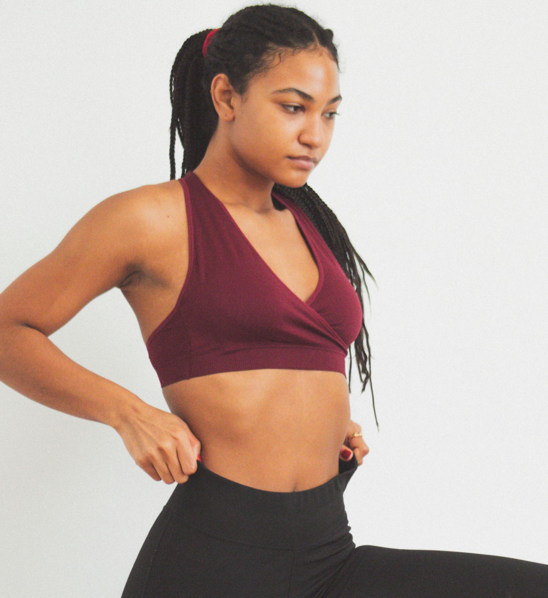 BRABAR Hug Strappy Halter Sports Bralette BB-103 - Image 6