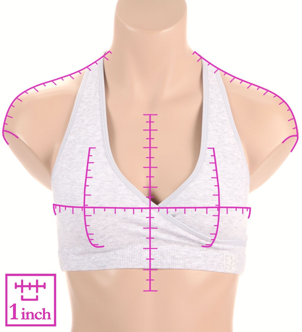 BRABAR Cotton Stretch Rib Racerback Bra BB-106 - Image 3