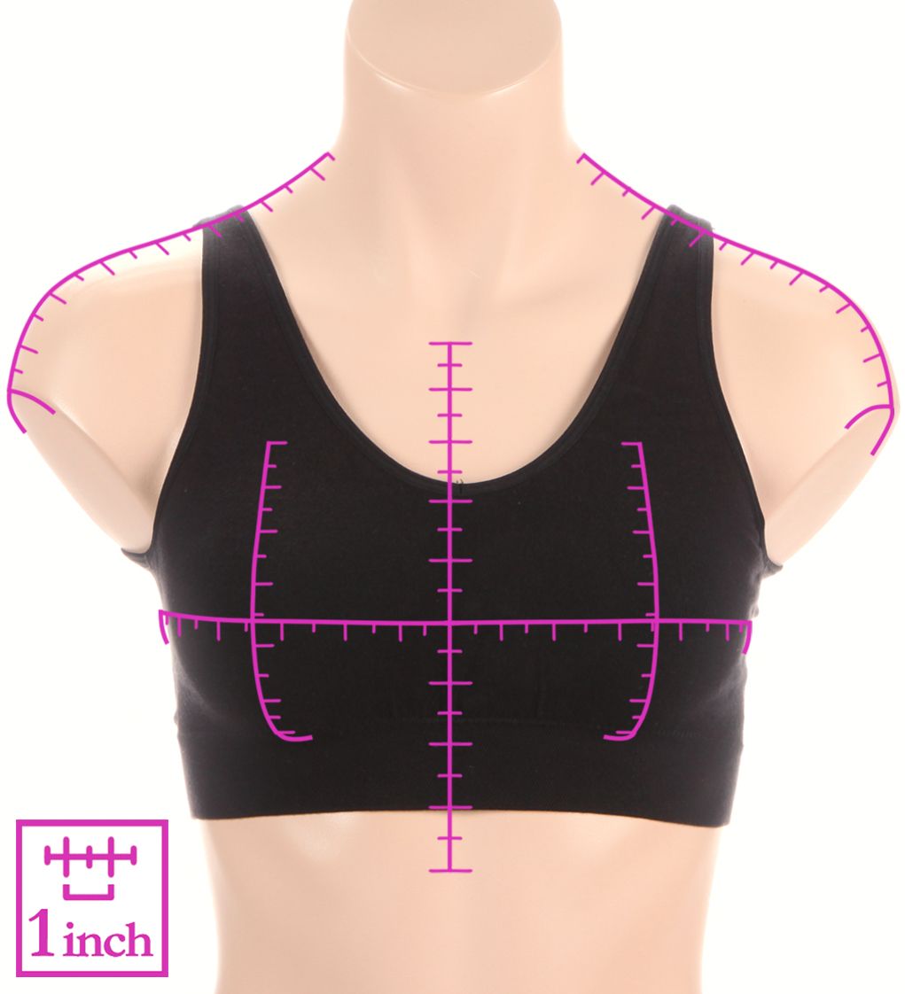 BRABAR Soft Reversible V Crop Top Bralette BB-107 - Image 3