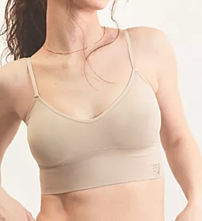 Everyday Longline Cami Bra with Keyhole Back Mushroom S
