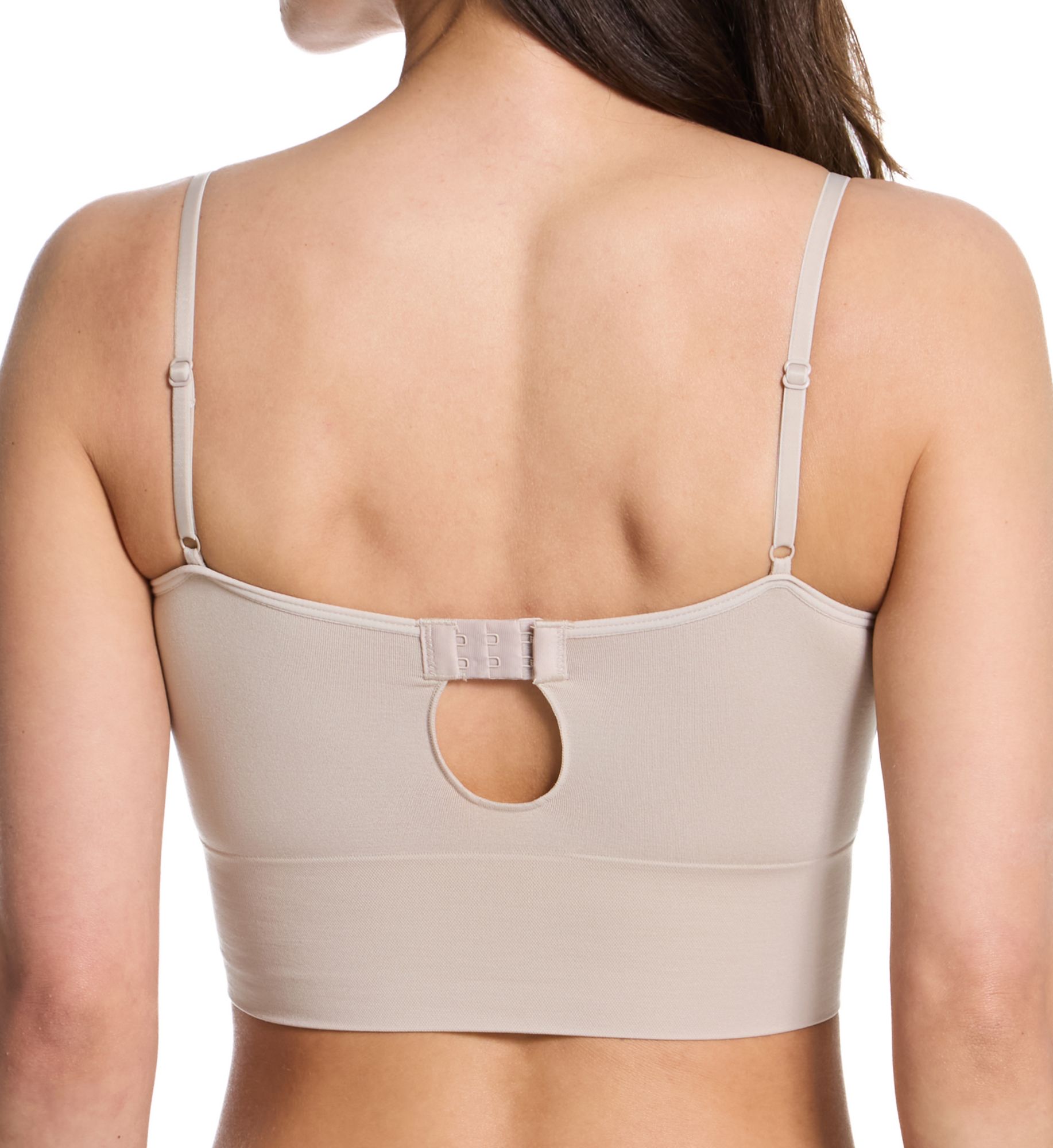 Back Image Front Image Main Image BRABAR Everyday Longline Cami Bra with Keyhole Back BB-109