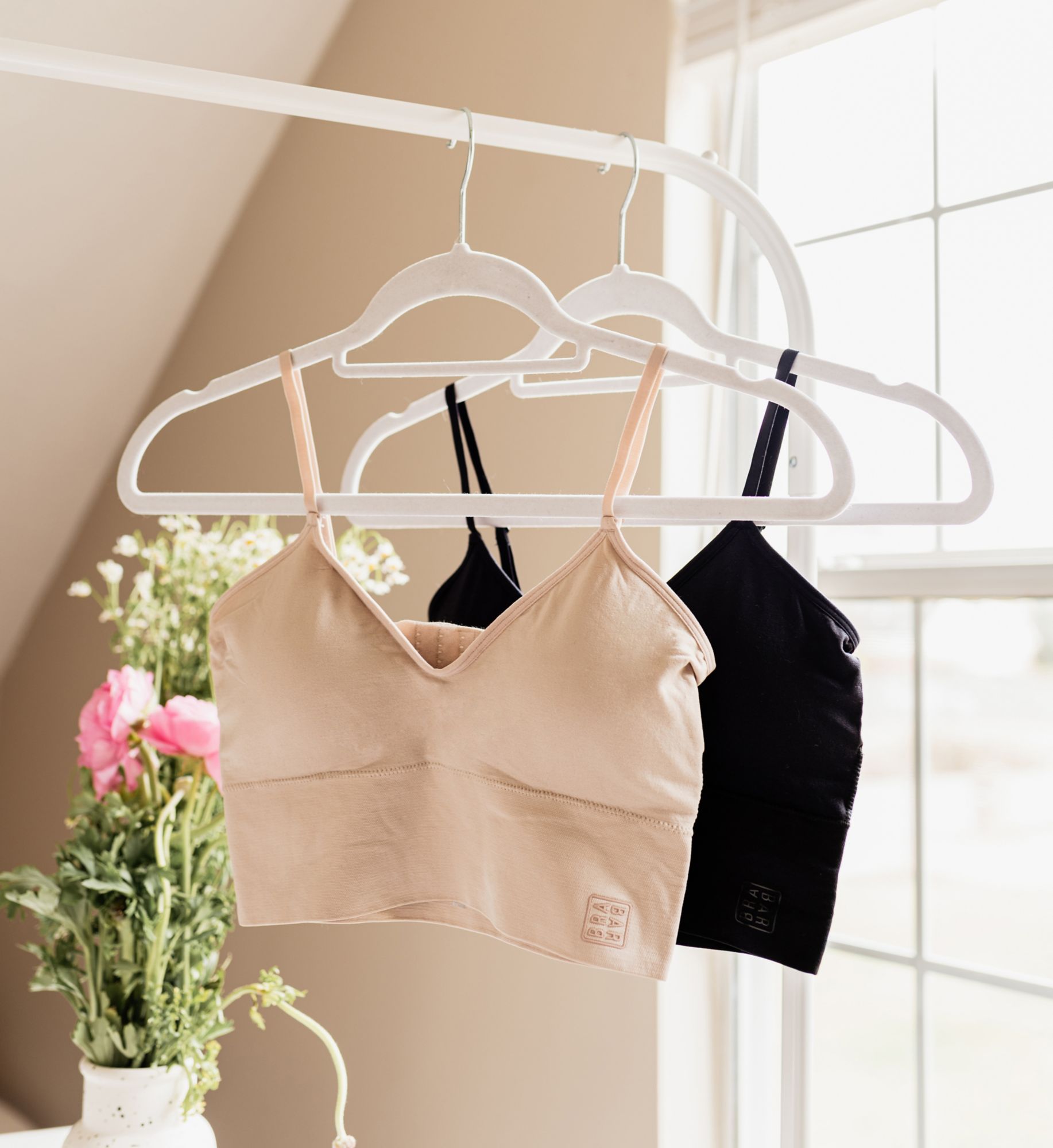 Measured Image Back Image Front Image Main Image BRABAR Everyday Longline Cami Bra with Keyhole Back BB-109