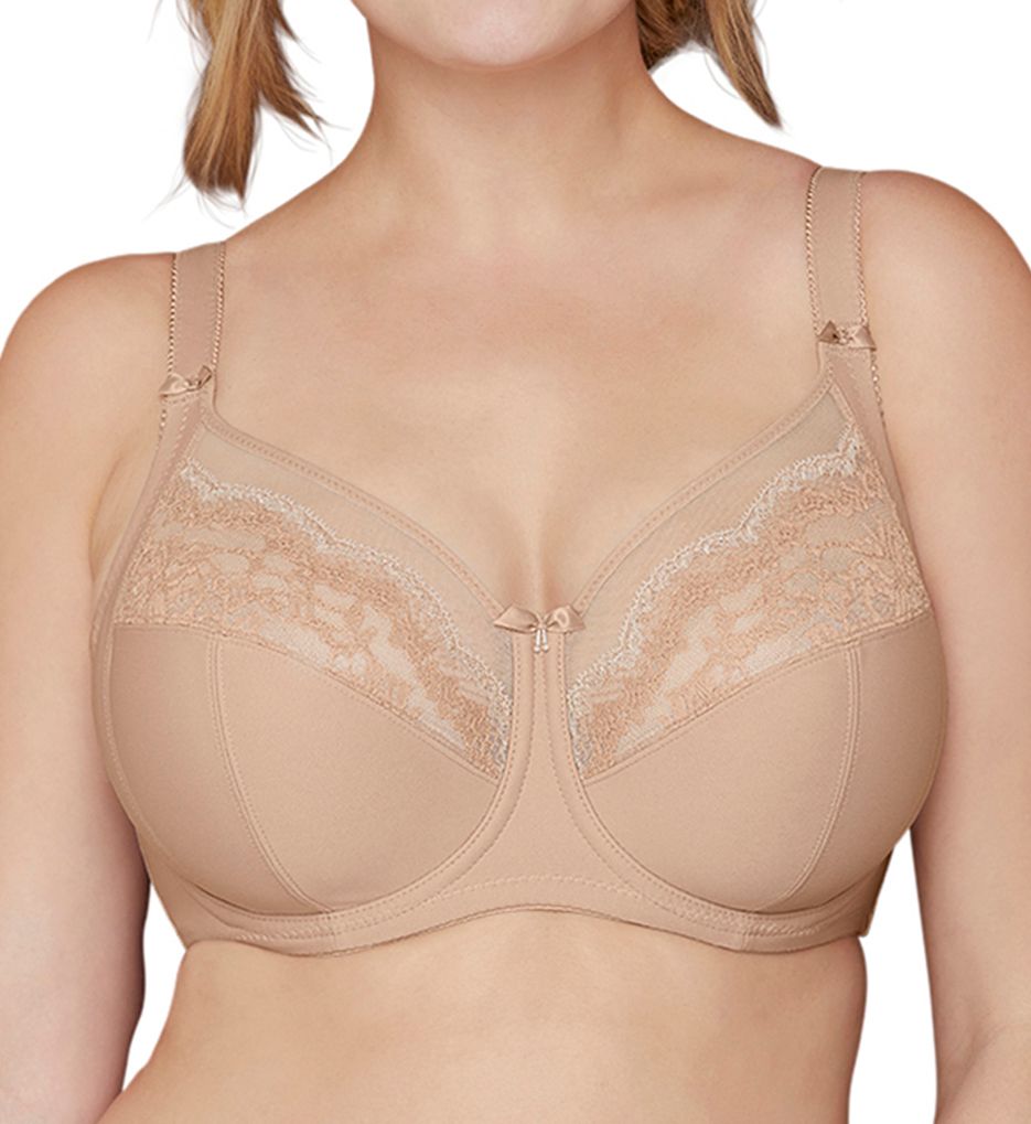 Bramour (2123988) -- Bramour 7004 Soho Lace Underwire Bra (Nude 44C)