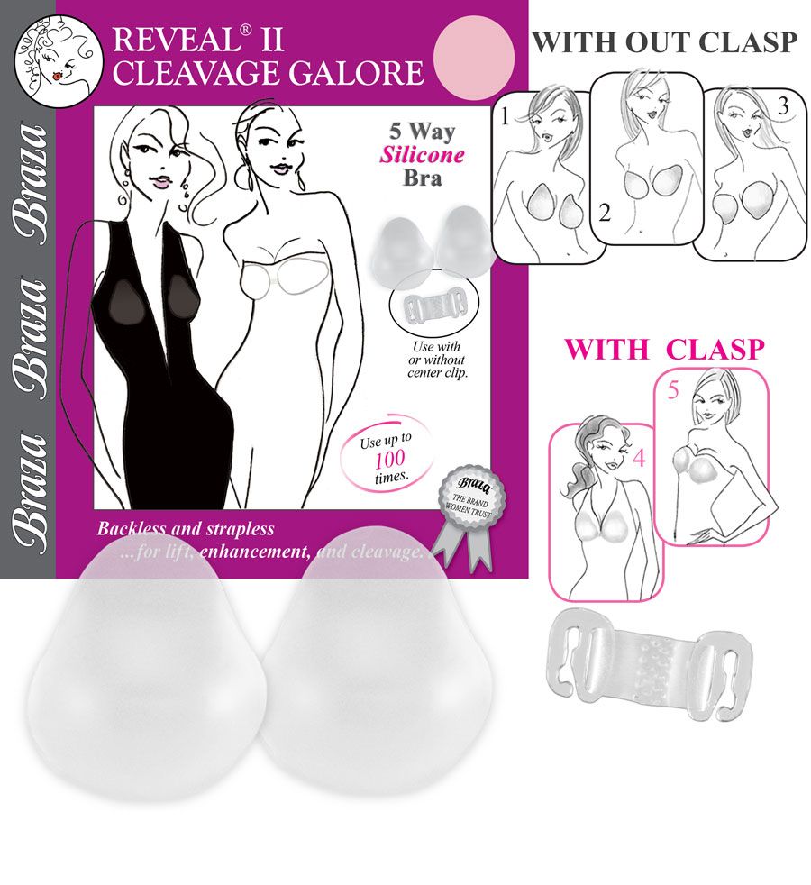 Reveal Cleavage Galore Adhesive Silicone Bra-cs3