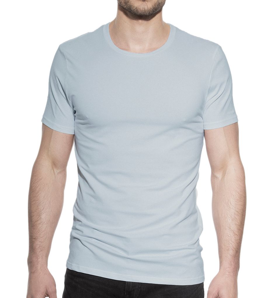 Organic Cotton Slim Fit Crew Neck T-Shirt-acs