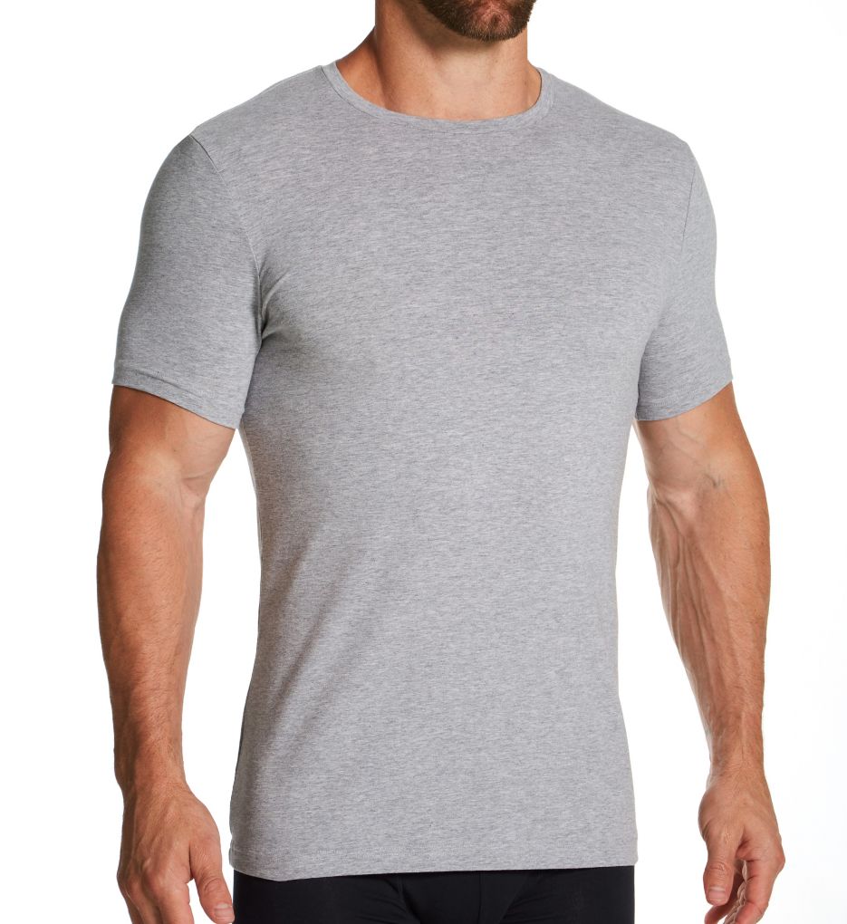 Organic Cotton Slim Fit Crew Neck T-Shirt-acs