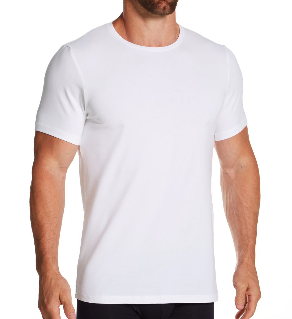 Organic Cotton Slim Fit Crew Neck T-Shirt-acs