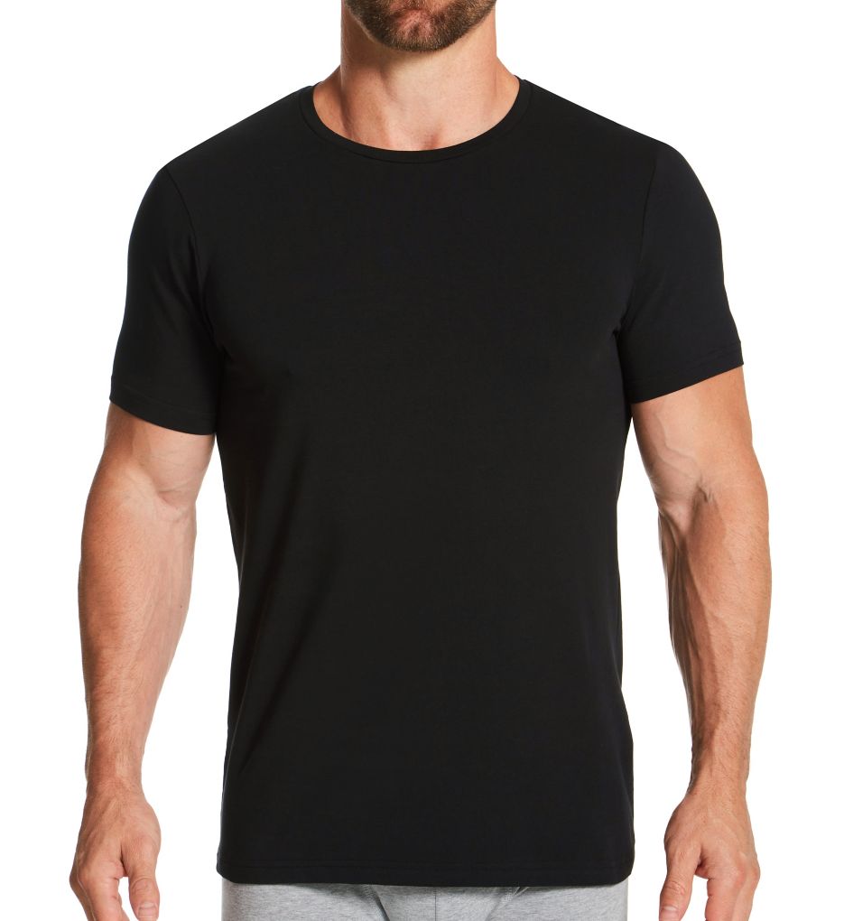 Organic Cotton Slim Fit Crew Neck T-Shirt-fs