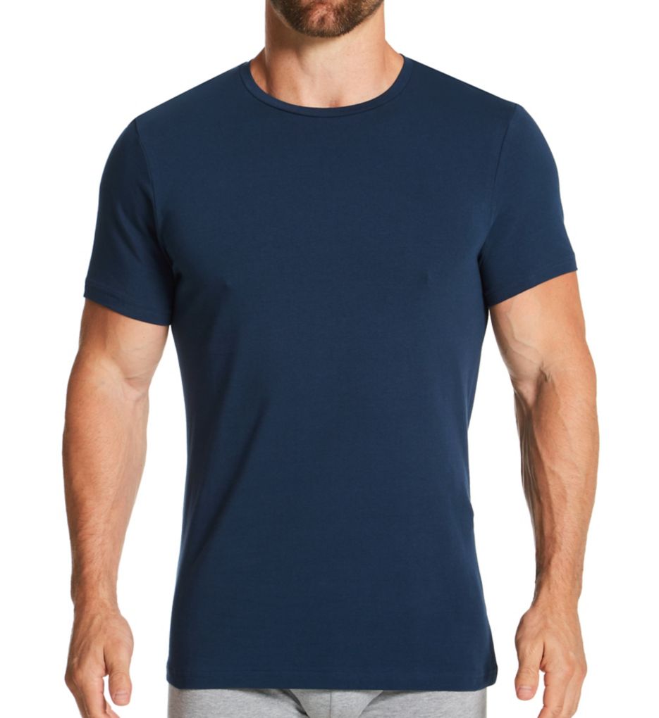 Organic Cotton Slim Fit Crew Neck T-Shirt-fs