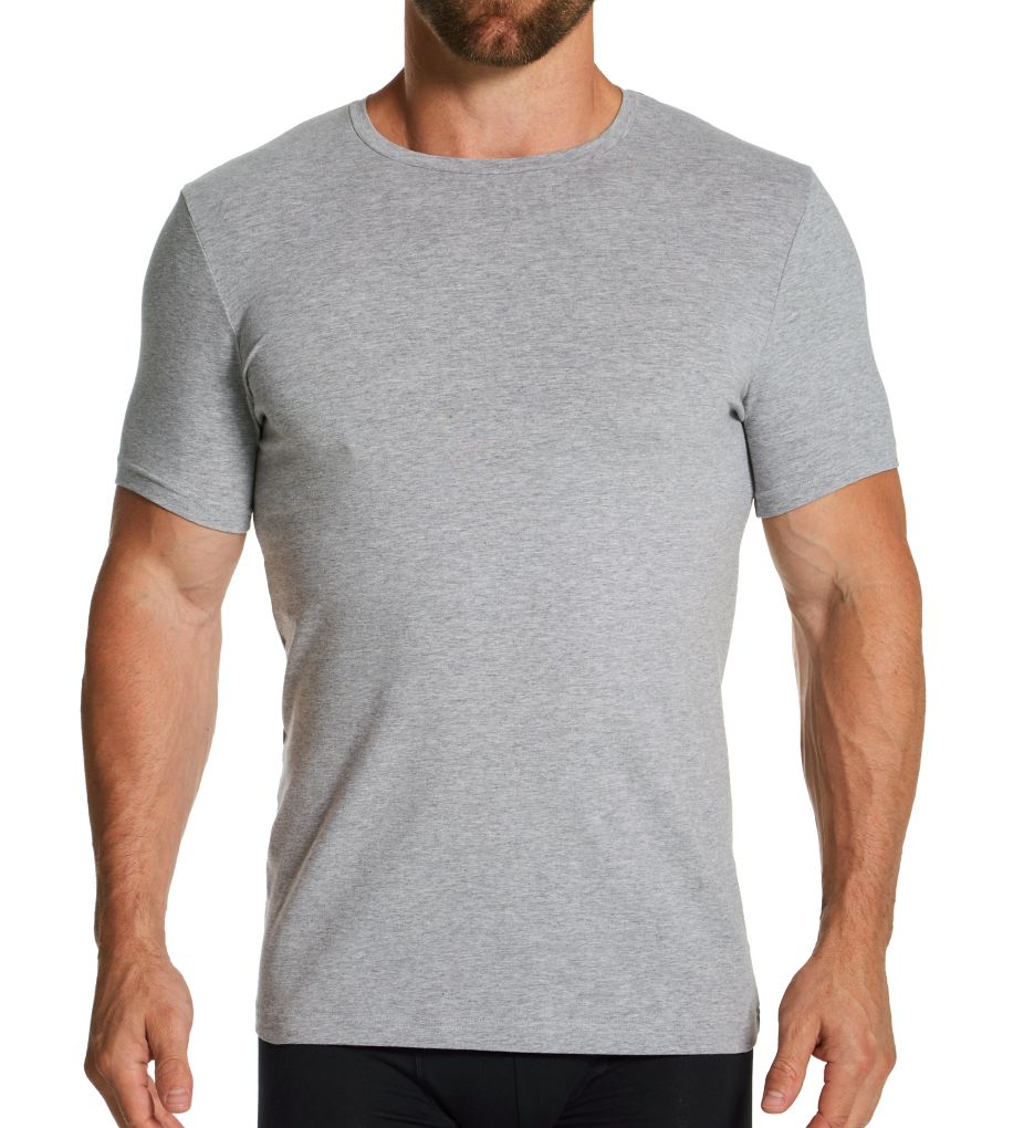 Organic Cotton Slim Fit Crew Neck T-Shirt-fs