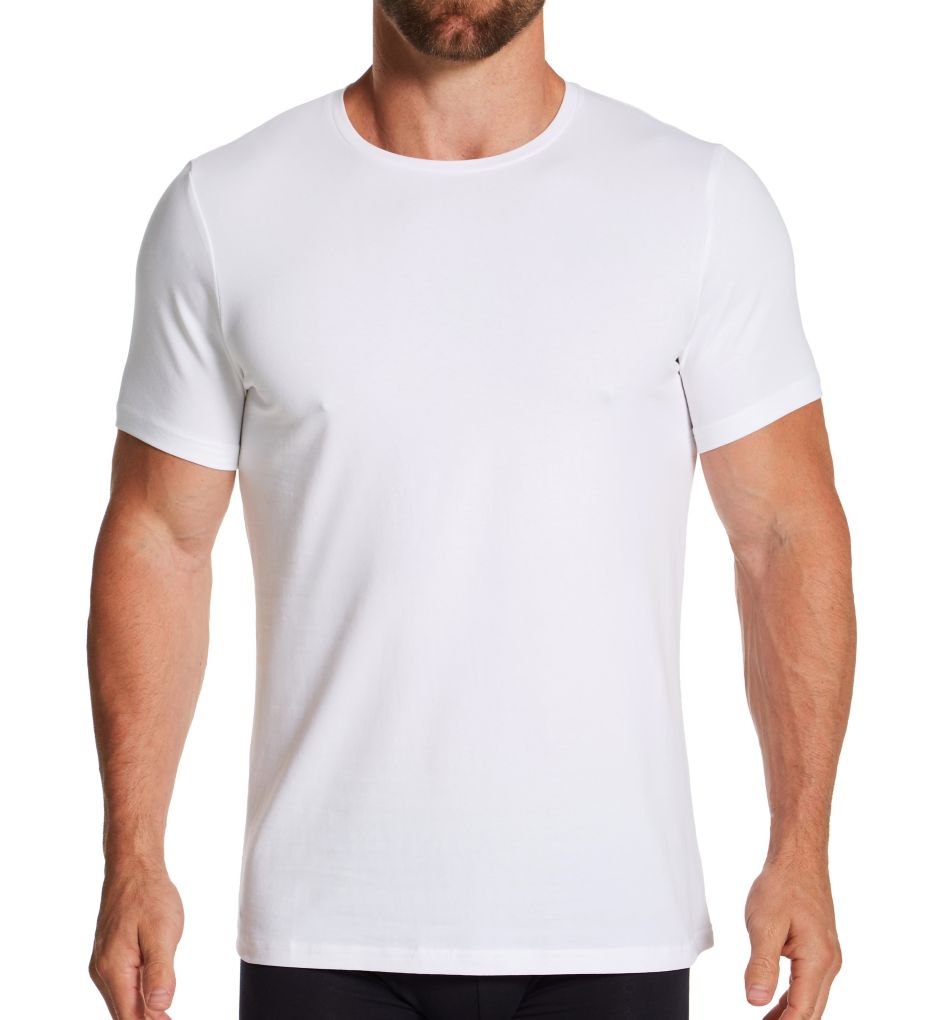 Organic Cotton Slim Fit Crew Neck T-Shirt-fs