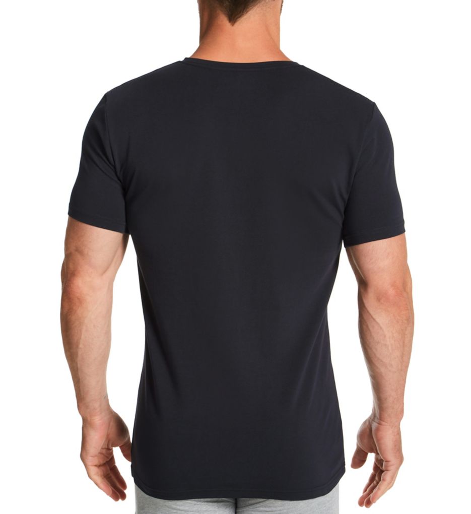 Organic Cotton Slim Fit V-Neck T-Shirt-bs