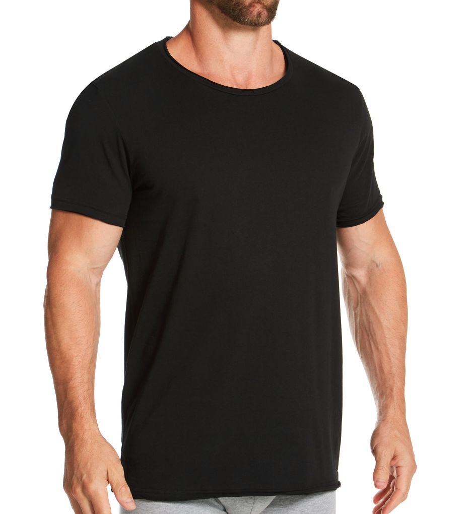 100% Organic Cotton Relaxed Fit Crew Neck T-Shirt-acs