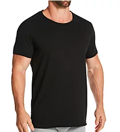100% Organic Cotton Relaxed Fit Crew Neck T-Shirt BLK S