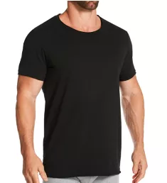 100% Organic Cotton Relaxed Fit Crew Neck T-Shirt BLK S