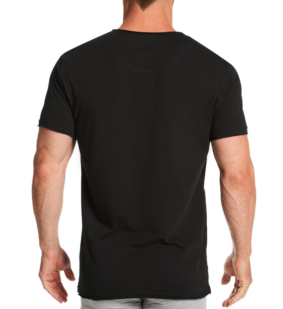 Bread and Boxers 100% Organic Cotton Relaxed Fit Crew Neck T-Shirt GRYMNG M  - Image 2