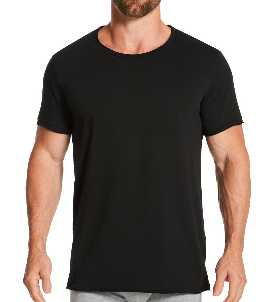 100% Organic Cotton Relaxed Fit Crew Neck T-Shirt-fs