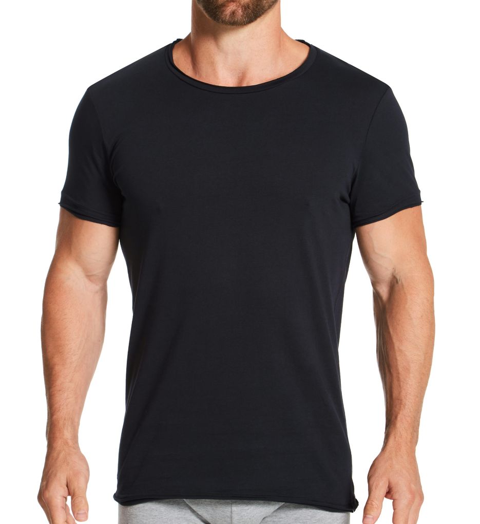 100% Organic Cotton Relaxed Fit Crew Neck T-Shirt-fs