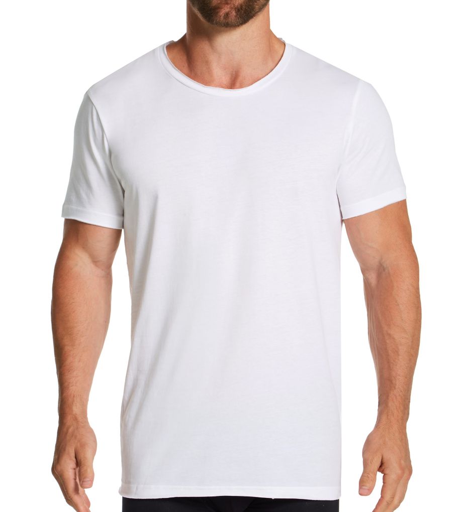 100% Organic Cotton Relaxed Fit Crew Neck T-Shirt-fs