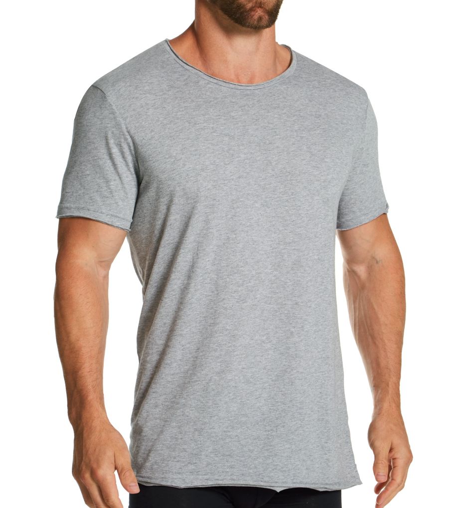 100% Organic Cotton Relaxed Fit Crew Neck T-Shirt-gs