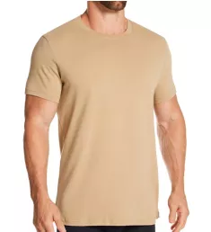 Organic Cotton Crew Neck T-Shirt KHAKI L