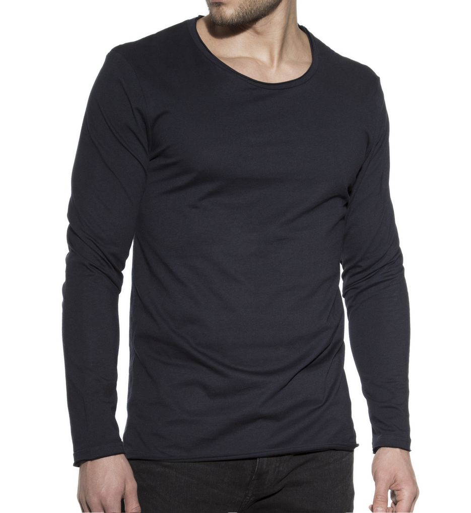 Relaxed Fit Organic Cotton Long Sleeve T-Shirt-acs