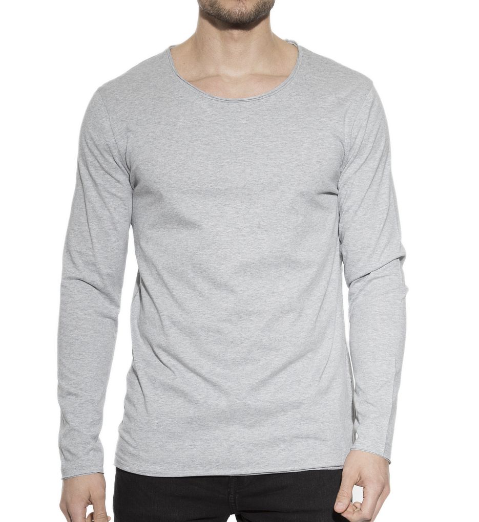 Relaxed Fit Organic Cotton Long Sleeve T-Shirt-acs