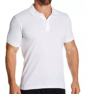 Pique Polo Shirt White XL