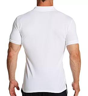 Pique Polo Shirt White XL