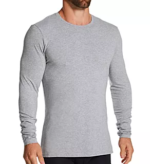 Slim Fit Organic Cotton Long Sleeve T-Shirt grymng M