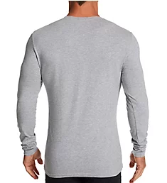 Slim Fit Organic Cotton Long Sleeve T-Shirt blk S