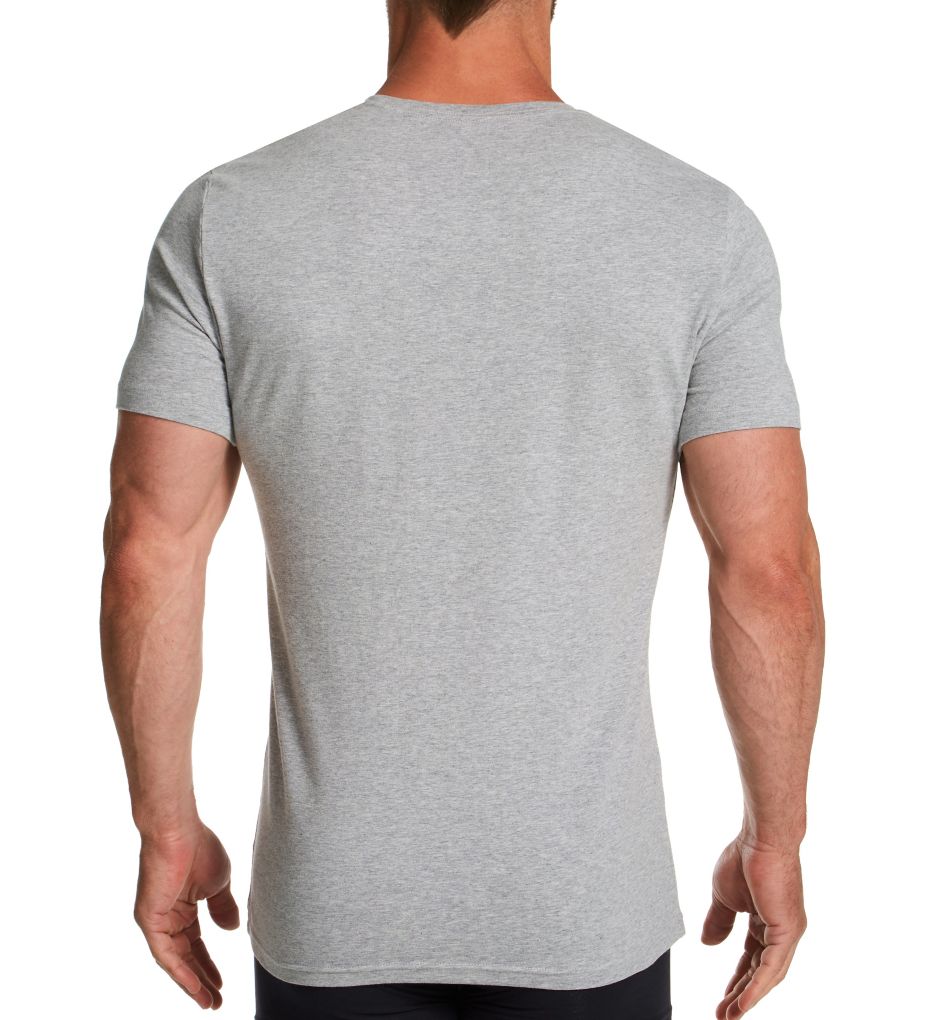 Organic Cotton Stretch Slim Fit T-Shirts - 2 Pack-bs
