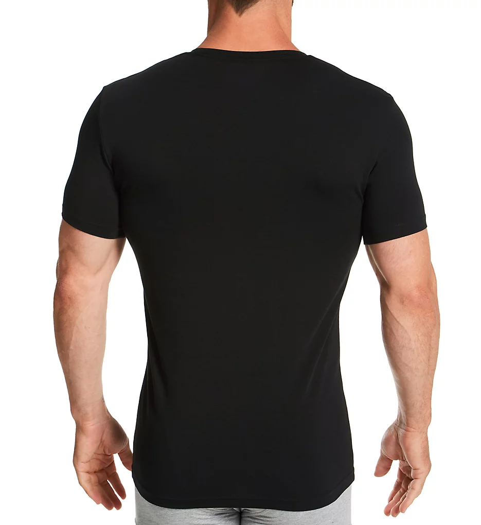Organic Cotton Stretch Slim Fit T-Shirts - 2 Pack