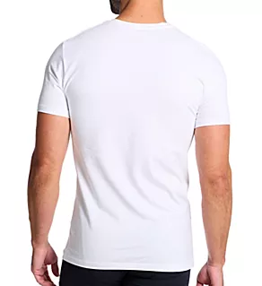 Organic Cotton Stretch V-Neck T-Shirt - 2 Pack