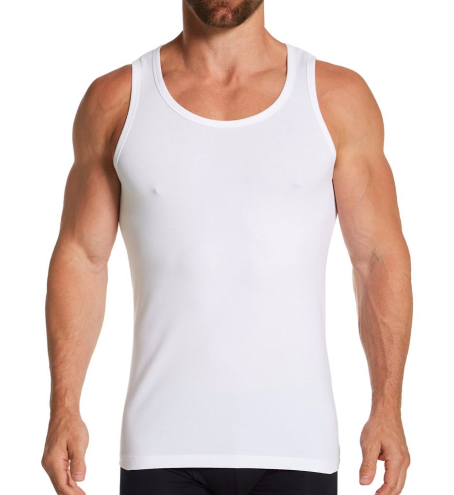 Organic Cotton Stretch Tanks - 2 Pack-fs