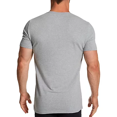 Organic Cotton Stretch Crew Neck T-Shirts - 4 Pack