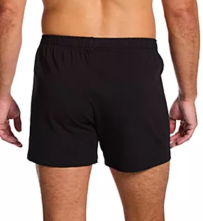 Organic Cotton Stretch Boxer - 2 Pack Black 2XL