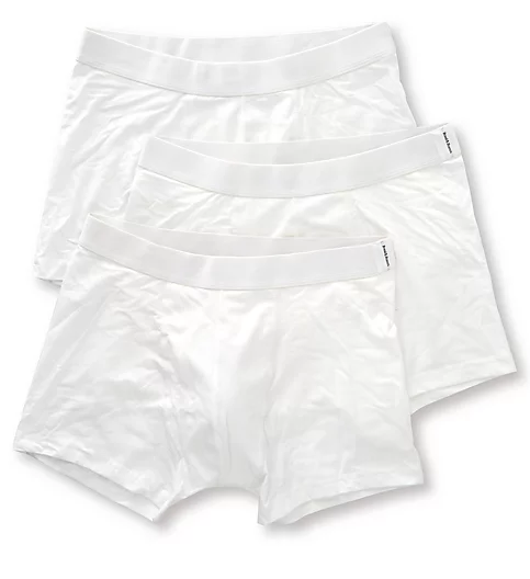Organic Cotton Stretch Boxer Briefs - 3 Pack WHT 2XL by Bread and...
