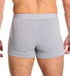 Organic Cotton Stretch Boxer Briefs - 3 Pack Grey Melange 2XL