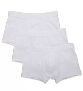 Organic Cotton Stretch Trunk - 3 Pack White 2XL