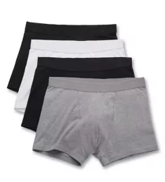 Organic Cotton Stretch Boxer Briefs - 4 Pack