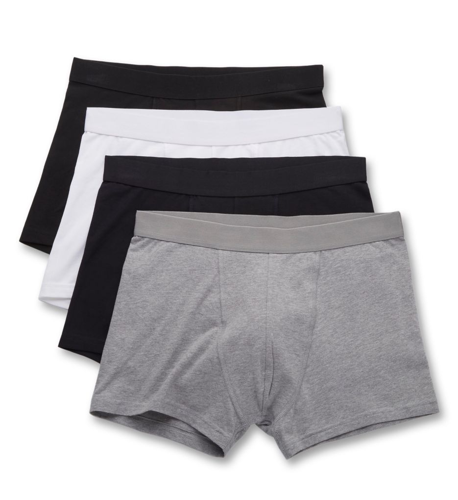 Bread and Boxers Organic Cotton Stretch Boxer Briefs - 4 Pack 242 - Image 3