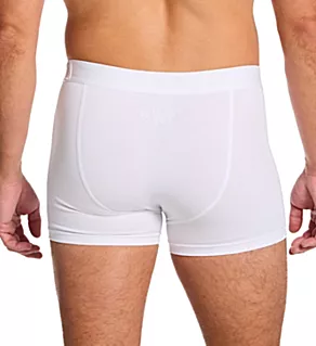 Organic Cotton Stretch Boxer Briefs - 7 Pack White S