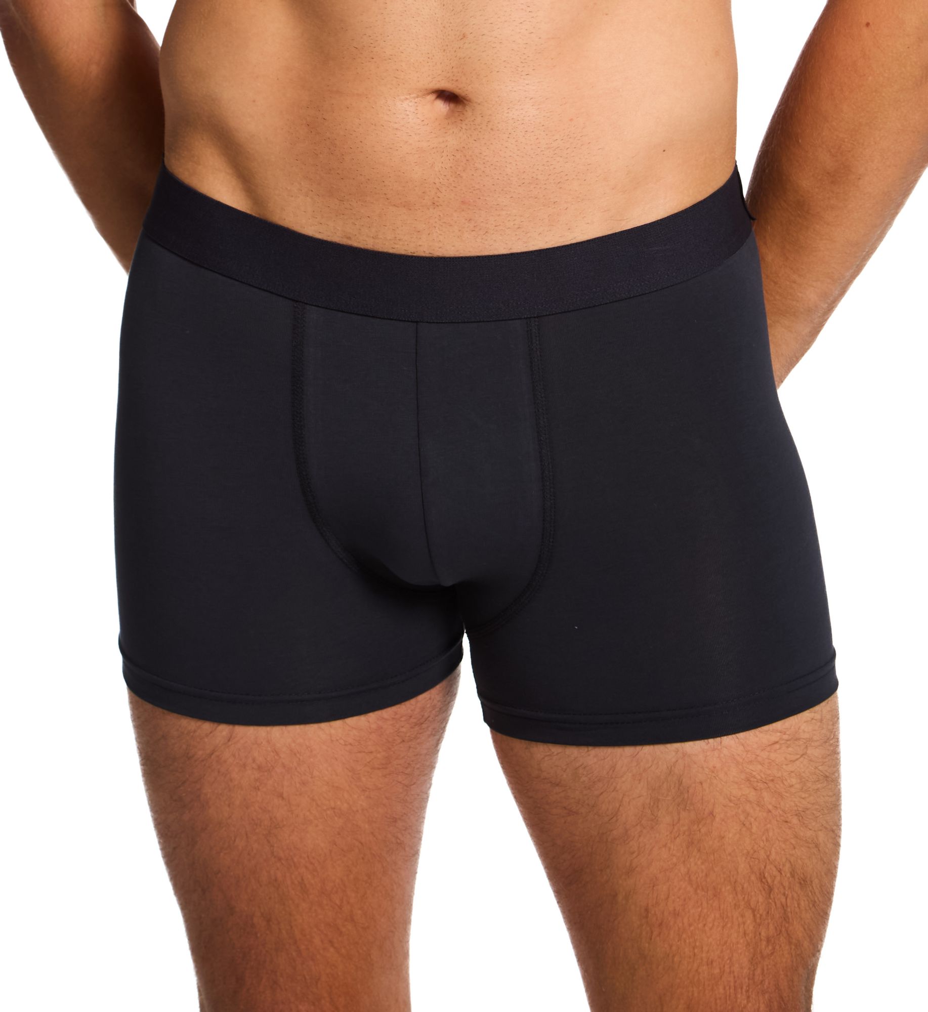 Bread and Boxers Organic Cotton Stretch Boxer Briefs - 7 Pack Dark Navy M  - Image 1