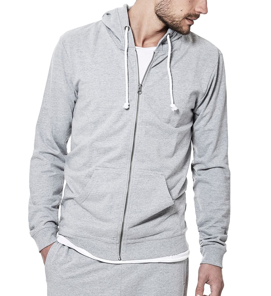 Tailored Slim Fit Cotton Hoodie-acs