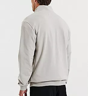 French Terry Half Zip Greige XL