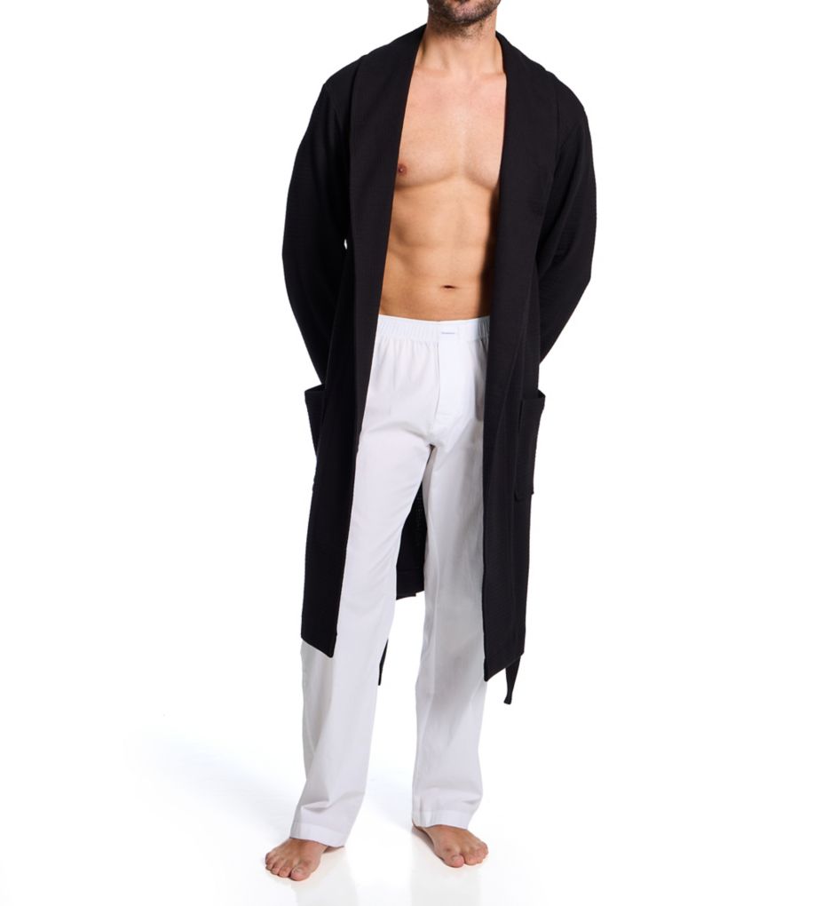Bread and Boxers 100% Cotton Waffle Robe 443 - Image 3